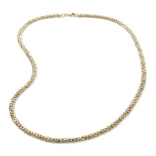 208 055 14k gold 4mm byzantine 18 necklace rating be the first to