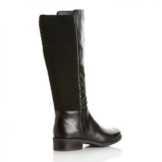 Me Too Danya Stretch Leather Riding Boot with Quilting at