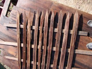  Antique Wormy Chestnut Primitive Picket Fence Reclaimed Lumber Wood