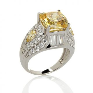 196 154 absolute 4 86ct absolute cushion cut canary and pear sides