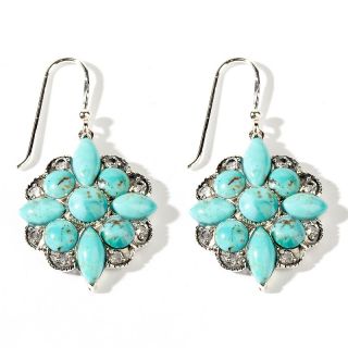 228 198 sally c treasures turquoise and white topaz sterling silver