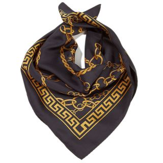 205 001 universal vault square chain print silk scarf rating 2 $ 19 95
