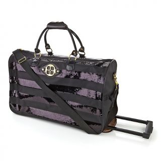 IMAN Global Chic Holiday Glamour Sassy Sequin Duffle Roller