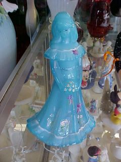 Fenton Art Glass Sky Blue Bridesmaid Doll Shelley