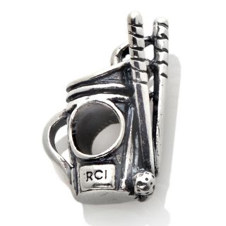 218 595 charming silver inspirations sterling silver golf bag bead
