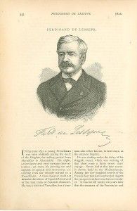 1874 Count Ferdinand de Lesseps French Engineer