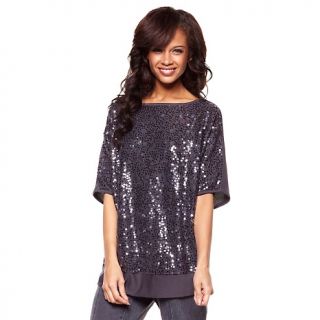 222 520 diane gilman dg2 sequined loose sweater pullover rating 48 $