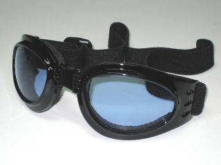 Goggles Folding Blue Lenses Night Riding Lens Eye Wear