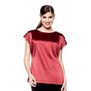 216 361 twiggy london charmeuse pleated shoulder blouse note customer