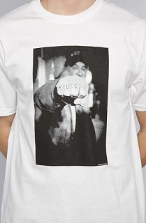 Fuct The Fuct For Life Tee in White Concrete