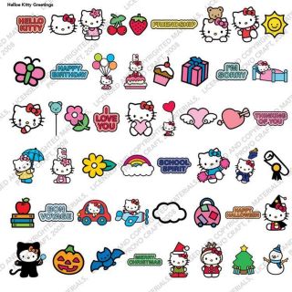   Hello Kitty Greetings Sanrio Cartridge RARE RETIRED for Expression