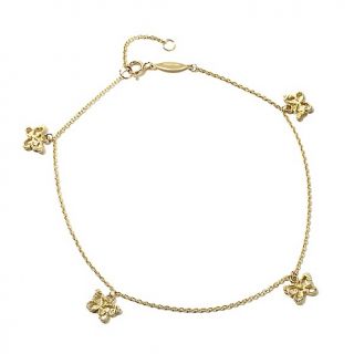 Michael Anthony Jewelry® 10K Dangle Charm 9 Anklet