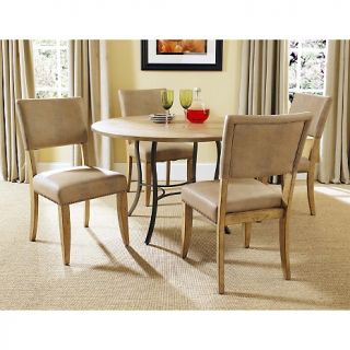 Hillsdale Furniture Charleston Wood, Metal Dining Set, Parson Chairs