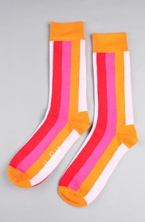 Happy Socks The Combined Cotton Crew Socks in Pink Multi  Karmaloop