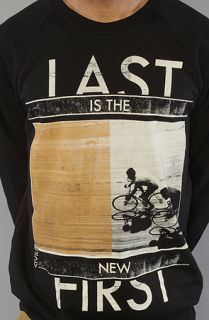 Civil The Last Is The New First Crewneck Sweatshirt in Black