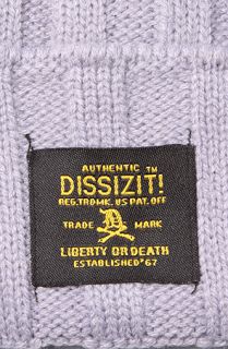 Dissizit The Authentic Label Beanie in Gray