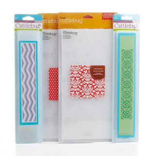 240 016 cuttlebug large embossing folders and borders set rating be