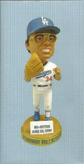 Fernando Valenzuela Dodgers Bobble Head 2012 Dodger Stadium Giveaway