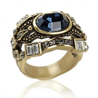 228 960 heidi daus smoky elegance crystal accented dome ring rating be