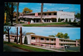Vtg Fair Oaks Motor Hotel Motel Postcard Minneapolis MN 50s 60s