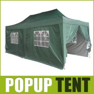 Peaktop 10x20 EZ Pop Up Canopy Gazebo Party Tent GR Ct