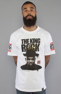 Dissizit The King Of Rock Tee in White