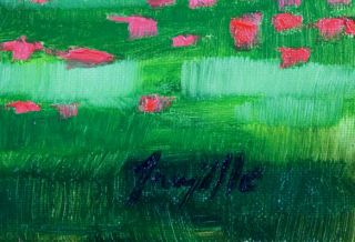  Trujillo California Plein Air Landscape Poppy Fields Oil Painting