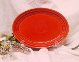 Fiesta Ware Small Scarlet Oval Platter 9 5 8 New
