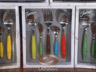 FIESTA FLATWARE HOSTESS SET  SOLID OR MIXED COLORS NEW   FALL SALE