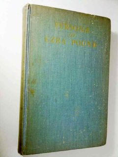 PERSONAE The Collected Poems of Ezra Pound 1949 Hardcover poetry early