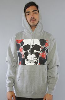 BLVCK SCVLE The Def Roses Hoody in Heather