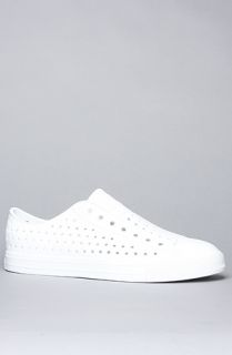 Native The Jefferson Sneaker in Shell White Solid