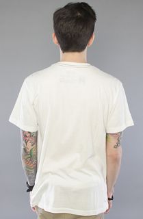 RVCA The PTC 2 Tee in Vintage White Concrete