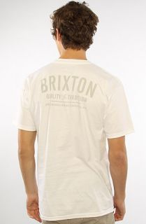 brixton the surge tee in white sale $ 15 95 $ 24 00 34 % off converter