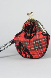 Betsey Johnson The Betseyville School Gal Coin Purse in Red
