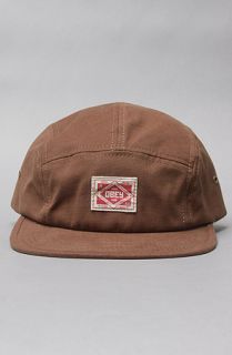 Obey The Trademark 5Panel Hat in Tobacco Brown