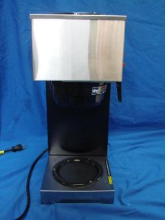Burner Bunn Coffee Maker No. VPR BLK w/ Warmer Filters Decaf