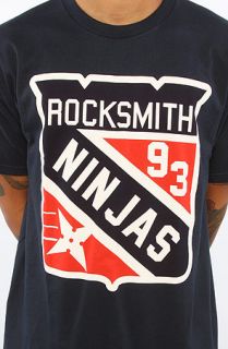 RockSmith The Enforcer Tee in Navy Concrete