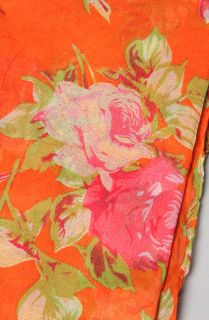 Accessories Boutique The Cottage Flowers Scarf in Orange  Karmaloop