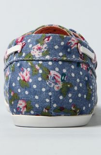 study the floral dock bow shoe in blue sale $ 21 95 $ 72 00 70 %