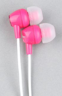 SONY The EX Earbuds with iPodiPhone Remote Control in Pink  Karmaloop