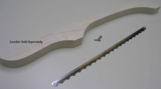 Bow Bread Knife Blade 10 5 8 Long Carbon Steel Fiddle Appalachian