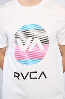 RVCA The VA Plugz Tee in White Concrete