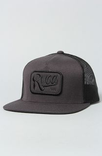 RVCA The Overtime Trucker Hat in Black
