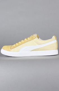 Puma The Clyde x UNDFTD Ballistic Sneaker in Mellow Yellow White
