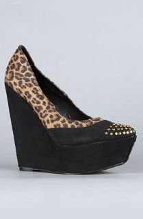 Lovely People The Tetra Shoe in Black Leopard