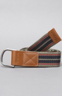 Brixton The Shuffle Belt in Navy Red Concrete