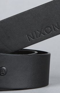Nixon The Enamel Icon Belt in All Black