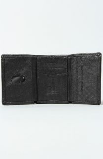 WeSC The Payton Wallet in Black Concrete