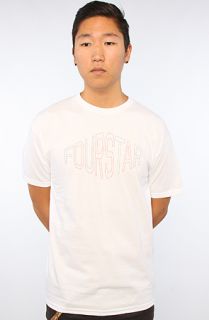 Fourstar Clothing The Oblique Tee in White